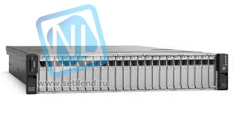 Сервер Cisco UCS C240 M3, 2 процессора Intel Xeon 8C E5-2680 2.70 GHz, 96GB DRAM, 24SFF