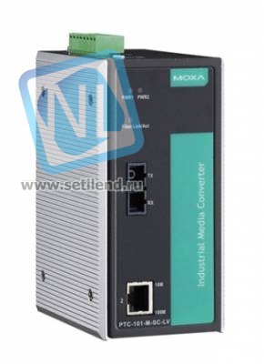 Медиаконвертер PTC-101-S-SC-HV 10/100BaseT(X) to 100BaseFX converter, single-mode, SC, 1 isolated power (88-300 VDC or 85-264 VAC)