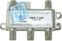 Ответвитель абонентский SNR-T-316, на 3 отвода, вносимое затухание IN-TAP 16dB.
