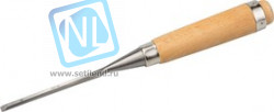 18096-06, Стамеска-долото "Классик" с деревянной ручкой, хромованадиевая, 6мм, ЗУБР