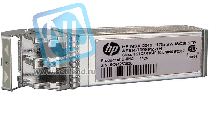 Трансивер HP 738369-001 MSA 1040 1GbE iSCSI SFF pluggable SFP-738369-001(NEW)