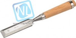 18096-32, Стамеска-долото "Классик" с деревянной ручкой, хромованадиевая, 32мм, ЗУБР