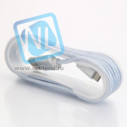 pl1287, USB кабель Pro Legend micro USB, текстиль, белый, 1.4 м