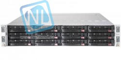 Сервер Supermicro 6026TT-HDTRF, 4 процессора Intel Xeon 6C X5650 2.66GHz, 48GB DRAM