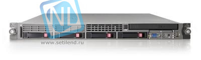 Сервер Proliant HP 438313-421 DL360G5 Intel Xeon QC 5320 1860Mhz/1066/2*4Mb/ DualS771/ i5000P/ 1Gb(32Gb) FBD/ Video/ 2LAN1000/ 6SAS SFF/ 0x36(146)Gb/10(15)k SAS/ ATX 700W 1U-438313-421(NEW)