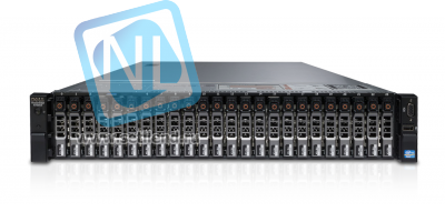 Сервер Dell PowerEdge R720XD, 2 процессора Intel Xeon 8C E5-2670 2.60GHz, 64GB DRAM, 24SFF