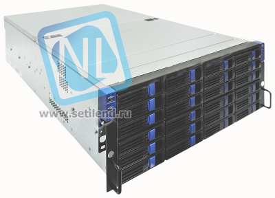 Серверная платформа SNR-SR36H-V3, 4U, Е5-2600v3, DDR4, 36xHDD 2,5"/3,5", резервируемый БП