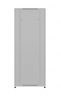 19" Напольный серверный шкаф NTSS ПРЕМИУМ 22U 600x800 мм, передняя дверь стекло, задняя глухая металл, боковые стенки, регулируемые опоры, RAL 7035