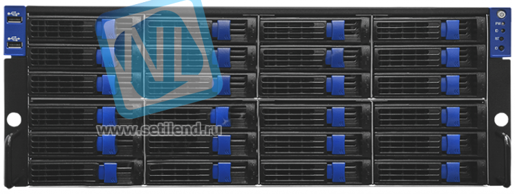 Сервер SNR-SR36H, 4U, 1 процессор Intel Xeon Е5-2620v2, 16G DDR3, RAID5, резервируемый БП