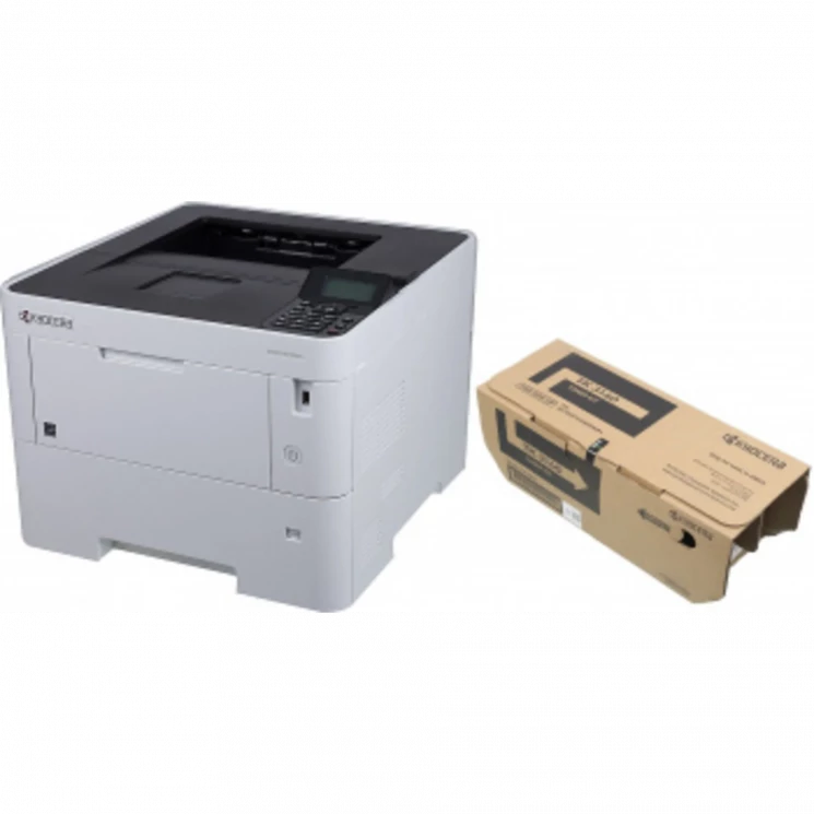 Принтер лазерный Kyocera P3145dn A4 Duplex Net белый (в комплекте: + картридж)