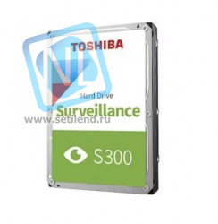 Жесткий диск Toshiba SATA-III 1Tb HDWV110UZSVA Surveillance S300 (5700rpm) 64Mb 3.5" (HDWV110UZSVA)
