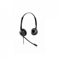 Проводная гарнитура VT6200-D QD(P)-RJ9(03), Дуо, HD звук, QD, переходник QD-RJ09(03)