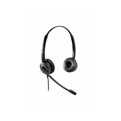 Проводная гарнитура VT6200-D QD(P)-RJ9(03), Дуо, HD звук, QD, переходник QD-RJ09(03)