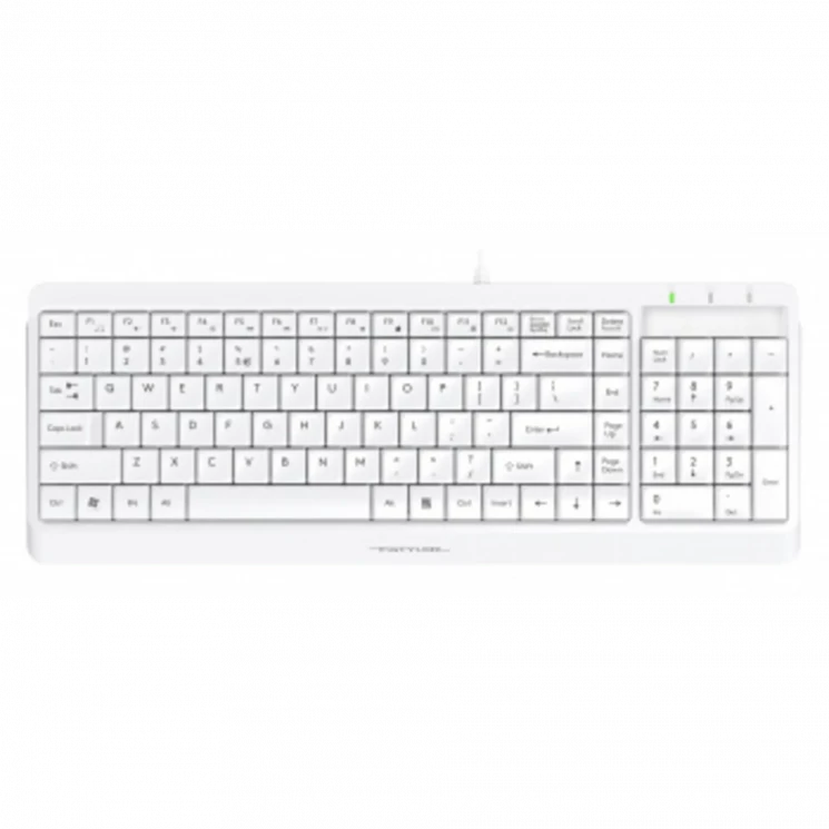 Клавиатура A4Tech Fstyler FK15 белый USB (FK15 WHITE)