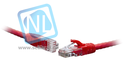 Коммутационный шнур F/UTP 4-х парный cat.5e 2.0м PVC standart красный