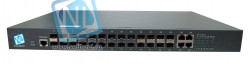 Сетевой, управляемый коммутатор NetLand с 24 портами 10/100M Fast Ethernet, 2 *10/100/1000M TX, 2*1000M TX/SFP комбо-портами,1 консоль, питание AC220V или DC48V