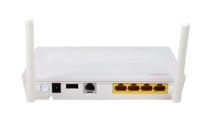 Абонентский терминал HUAWEI ONU GPON, 4 порта 10/100Base-T, 1 порт POTS, WiFi, USB, бывший в употреблении.