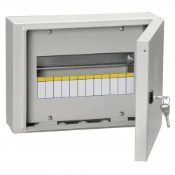 Щит распределительный IEK MKM11-N-12-54-Z TITAN 3 ЩРн-12з-0 У2 навесной 330мм 120мм 240мм металл IP5