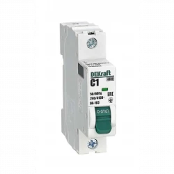 Выключатель автоматический модульный 1п C 1А 6кА ВА-103 DEKraft 12264DEK