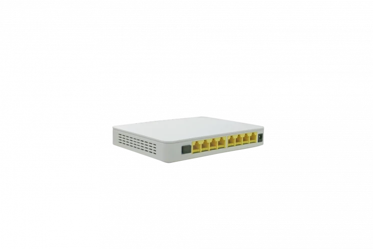 Абонентский терминал ONU GEPON, 8 портов 10/100Base-T, PoE, совместим с BDCOM