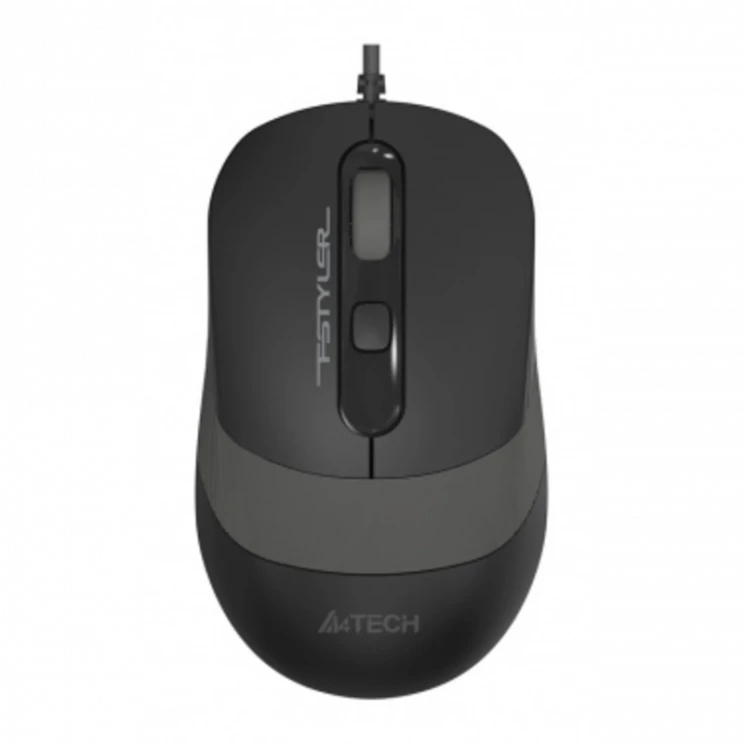 Мышь A4Tech Fstyler FM10 черный/серый оптическая (1600dpi) USB (4but)