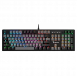 Клавиатура A4Tech Bloody B828N механическая черный/серый USB for gamer LED (B828N (GREY+BLACK))