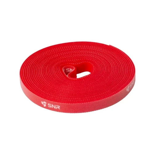 Лента (липучка) в рулоне, ширина 9мм, длина 5 метров, красная