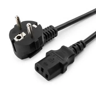 Кабель питания EU-Schuko/IEC320-C13, 220B, 10А, 1.8м