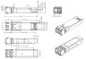 Модуль SFP+ WDM, дальность до 40км (16dB), 1270нм