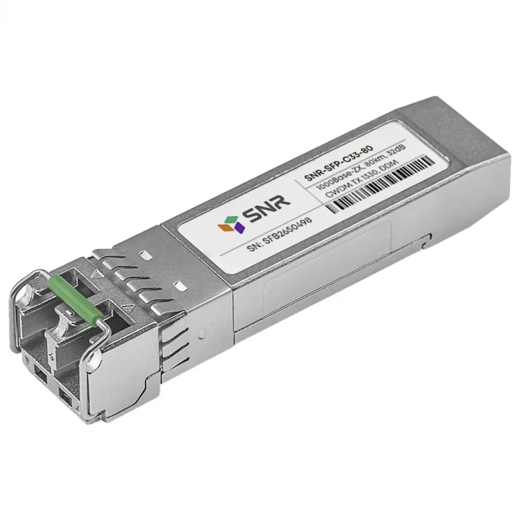 Модуль SFP CWDM оптический, дальность до 80км (32dB), 1330нм