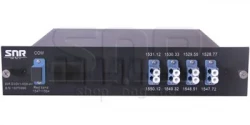 Мультиплексор DWDM одноволоконный 4-канальный в 1/2-слоте