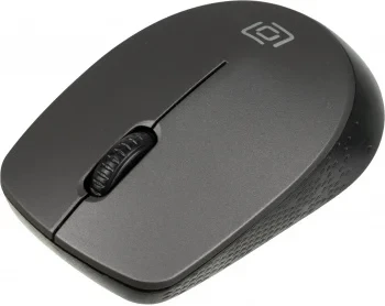Мышь Оклик 486MW черный/серый оптическая (1600dpi) беспроводная USB для ноутбука (3but)