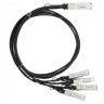 Модуль 40G QSFP-40G->4xSFP+ DAC, дальность до 2м