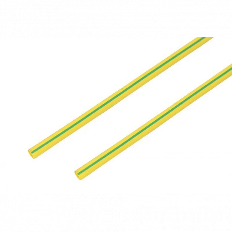 Трубка термоусадочная 6.0/3.0 1м желт./зел. Rexant 20-6007