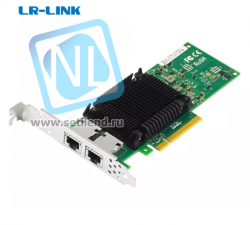 Сетевая карта LR-Link 2 порта 10GBase-T Ethernet PCIe X8 LRES1012PT