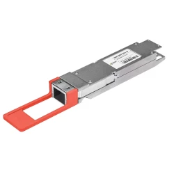 Двухволоконный модуль, QSFP+ 40GBASE-ER4, разъем LC, дальность до 40км