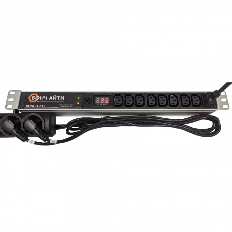 Блок розеток с АВР BONCH-ATS/PDU 8A-9C13-AM-S/S