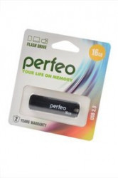PERFEO PF-C05B016 USB 16GB черный BL1, Носитель информации