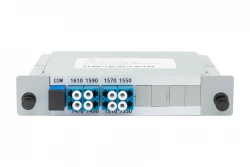 Мультиплексор B-OptiX CWDM одноволоконный 4-канальный (trx:1610-1550, 1470-1530), в пластиковом слоте