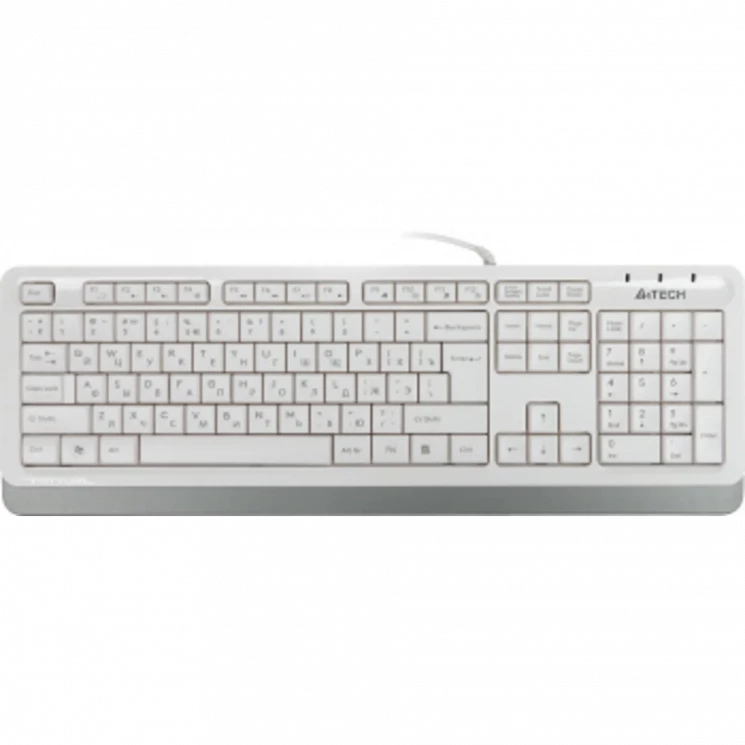 Клавиатура A4Tech Fstyler FK10 белый/серый USB