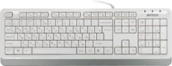 Клавиатура A4Tech Fstyler FK10 белый/серый USB
