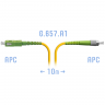 Патчкорд оптический FC/APC-SC/APC SM G.657.A1 10 метров
