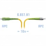 Патчкорд оптический FC/APC-SC/APC SM G.657.A1 10 метров