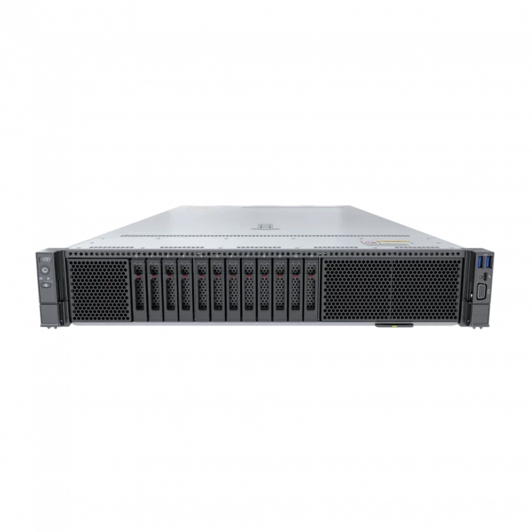 Серверная платформа xFusion 2488H V7, 2U, 4xScalable Gen4, 64xDDR5, 12xSFF SAS/SATA/NVMe, резервируемый БП
