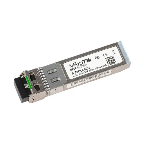 Модуль Mikrotik SFP оптический, 1.25G, дальность до 80км, 1550нм