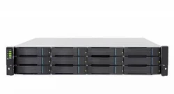 Система хранения данных Infortrend GS1012R2CF-D Gen2 (2xCtrl, до 12xHDD, 2xSAS12G внеш. порт, 4x4GB, 8x1G портов iSCSI)