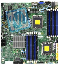 Материнская плата SuperMicro X8DTE-F Supermicro i5520 Dual Socket 1366 12DDR3 6SATAII 6PCI-E8x SVGA 2xGbLAN IPMI KVM-over-LAN E-ATX 6400Mhz-X8DTE-F(NEW)
