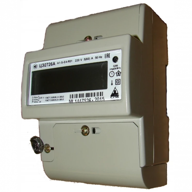 Счетчик электроэнергии однофазный многотарифный, 5(60)А, корпус R01, модуль LoRaWaN Вега