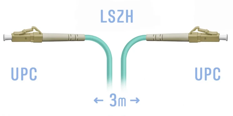 Патчкорд оптический LC/UPC MM 3m