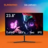 Монитор SunWind 23.8" SM-24FI401 черный IPS LED 1ms 16:9 HDMI матовая 250cd 178гр/178гр 1920x1080 18